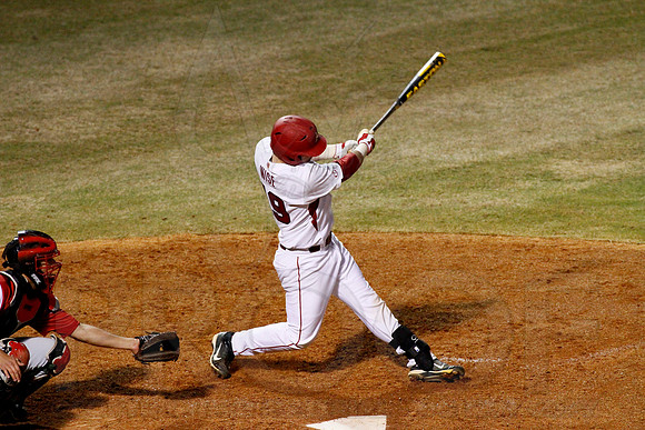 Miss Valley State @ Arkansas Baseball 3-27-13 (© Justin Manning) JWM0439