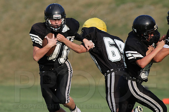 Bauxite Black-Gray games 4th, 5th, 6th, Junior high, Senior high scrimmage 8-22-13 (© Justin Manning) JWM0077