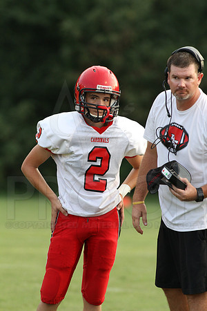 Harmony Grove @ Bauxite (Scrimmage) 8-26-2014 (©Justin Manning) JWM_57