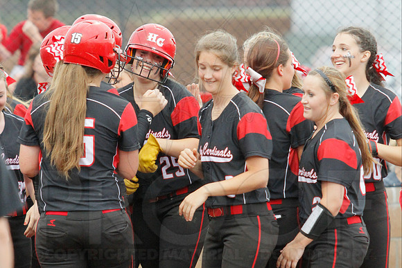 Rose Bud vs. Harmony Grove Regional Softball 5-9-2014 (© Justin Manning) JWM_0134