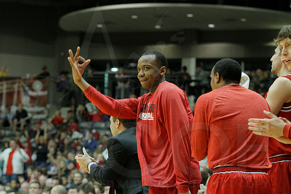Arkansas State @ UALR Men's Basketball 3-1-2014 (© Justin Manning) JWM_0463