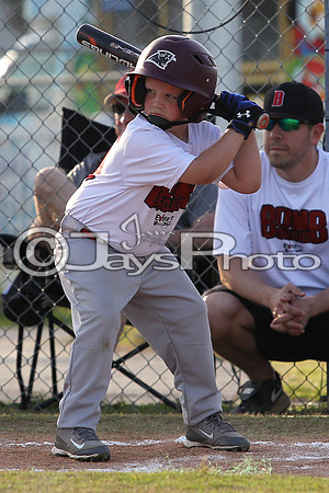 Bomb Squad vs. Cardinals 6-7 year old (Pitching Machine) 5-5-2015 (©Justin Manning) JWM_0100