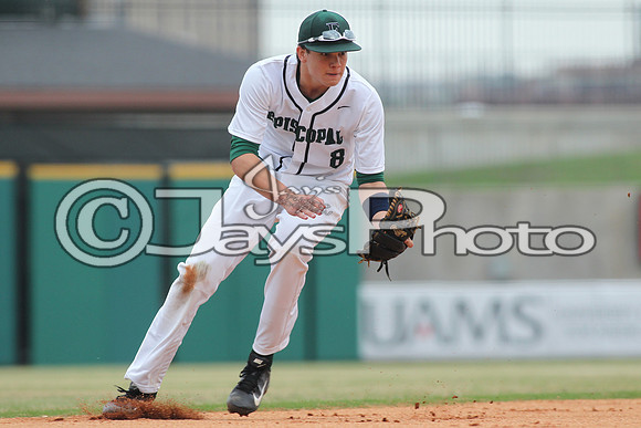 Harmony Grove vs. Episcopal Baseball (Dickey Stephens Park) 4-2-2015 (©Justin Manning) JWM_0142