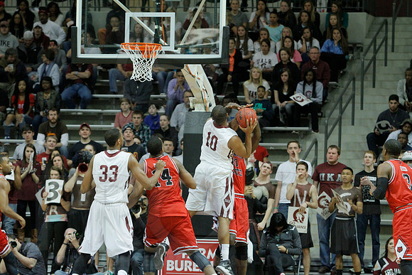 Arkansas State @ UALR Men's Basketball 3-1-2014 (© Justin Manning) JWM_0237