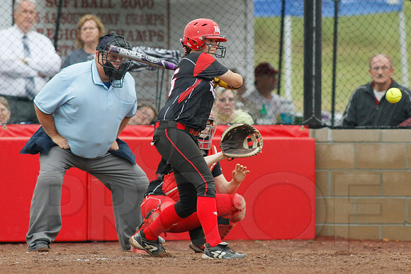Rose Bud vs. Harmony Grove Regional Softball 5-9-2014 (© Justin Manning) JWM_0268