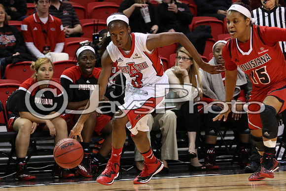 LA-Lafayette @ Arkansas State Women's 3-7-2015 (©Justin Manning) JWM_271