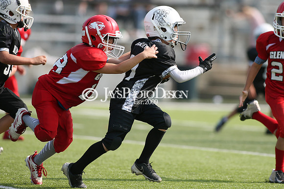 Glen Rose @ Bauxite peewee 3rd Grade football_0168