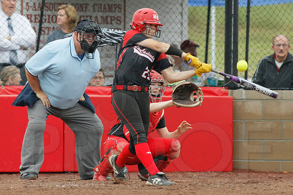 Rose Bud vs. Harmony Grove Regional Softball 5-9-2014 (© Justin Manning) JWM_0265