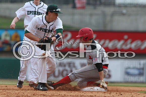 Harmony Grove vs. Episcopal Baseball (Dickey Stephens Park) 4-2-2015 (©Justin Manning) JWM_0218