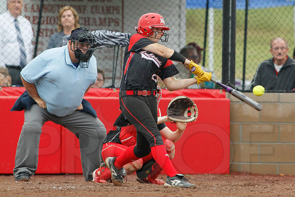 Rose Bud vs. Harmony Grove Regional Softball 5-9-2014 (© Justin Manning) JWM_0271