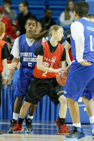 Exhibition Game Project Unify- Special Olympics- Mena vs Forrest City 3-14-2014 (© Justin Manning) JWM_0115