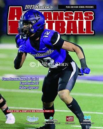 Fayetteville DE Kaden Spencer photo by Justin Manning