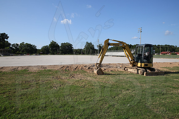 Glen Rose Football Field turf progress 8-11-2014 (©Justin Manning) JWM_14