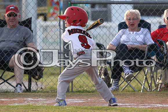 Bomb Squad vs. Cardinals 6-7 year old (Pitching Machine) 5-5-2015 (©Justin Manning) JWM_0140