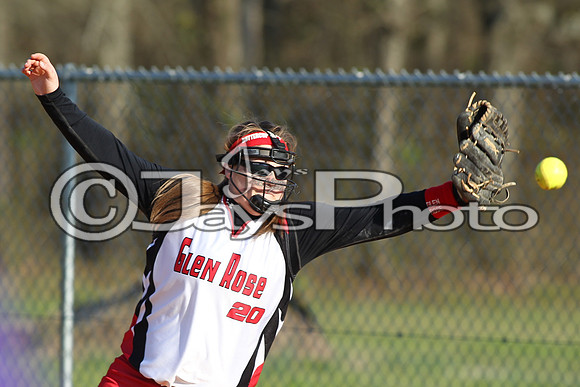 Poyen @ Glen Rose softball 3-28-2015 (©Justin Manning) JWM_0022