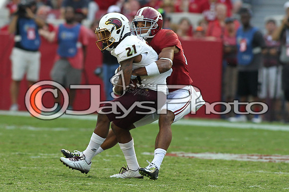 University of Louisiana-Monroe @ Alabama 9-26-2015 (©Justin Manning) JWM_0079