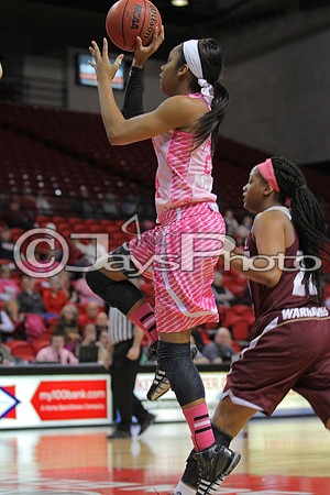 ULM @ Arkansas State Womans Basketball 2-21-2015 (©Justin Manning) JWM_221