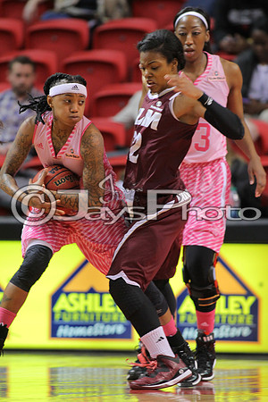 ULM @ Arkansas State Womans Basketball 2-21-2015 (©Justin Manning) JWM_234