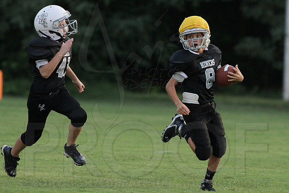 Bauxite Black-Gray games 4th, 5th, 6th, Junior high, Senior high scrimmage 8-22-13 (© Justin Manning) JWM0179