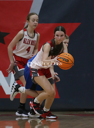 Bismarck @ Glen Rose 7th grade girls (Homecoming) 2-2-24_JWM_0172