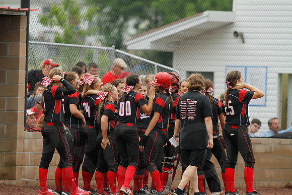 Rose Bud vs. Harmony Grove Regional Softball 5-9-2014 (© Justin Manning) JWM_0280