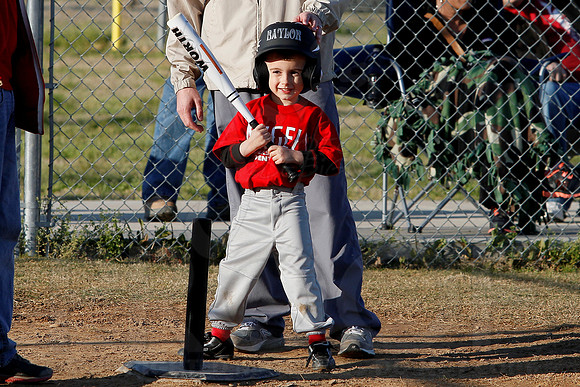 T-ball Angel's & Rangers 3-26-13 (© Justin Manning) JWM0028