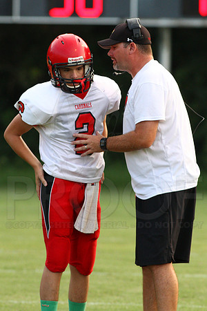 Harmony Grove @ Bauxite (Scrimmage) 8-26-2014 (©Justin Manning) JWM_31
