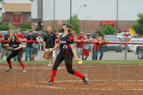 Rose Bud vs. Harmony Grove Regional Softball 5-9-2014 (© Justin Manning) JWM_0219