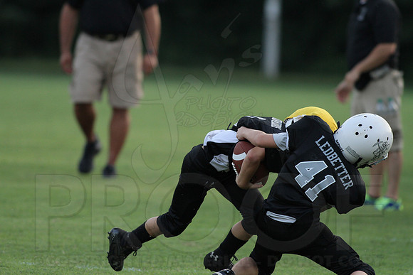 Bauxite Black-Gray games 4th, 5th, 6th, Junior high, Senior high scrimmage 8-22-13 (© Justin Manning) JWM0194