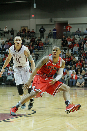 Arkansas State @ UALR Men's Basketball 3-1-2014 (© Justin Manning) JWM_0334
