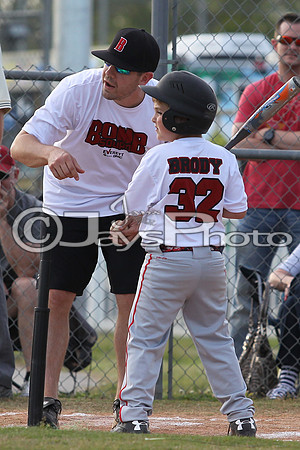Bomb Squad vs. Cardinals 6-7 year old (Pitching Machine) 5-5-2015 (©Justin Manning) JWM_0185
