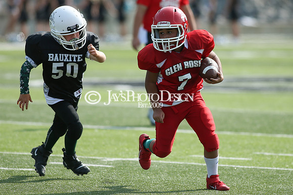 Glen Rose @ Bauxite peewee 3rd Grade football_0022