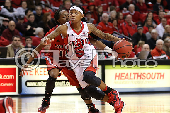 LA-Lafayette @ Arkansas State Women's 3-7-2015 (©Justin Manning) JWM_311