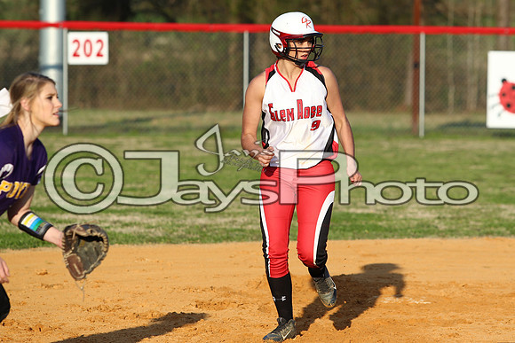 Poyen @ Glen Rose softball 3-28-2015 (©Justin Manning) JWM_0180