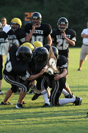 Bauxite Black-Gray games 4th, 5th, 6th, Junior high, Senior high scrimmage 8-22-13 (© Justin Manning) JWM0163