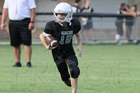 Bauxite Black-Gray games 4th, 5th, 6th, Junior high, Senior high scrimmage 8-22-13 (© Justin Manning) JWM0054