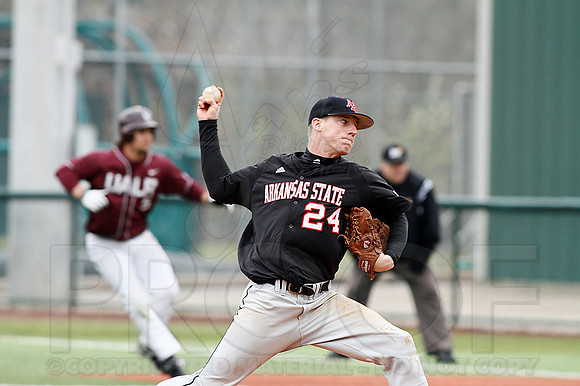 ASU @ UALR baseball 3-17-13 (© Justin Manning) JWM0311
