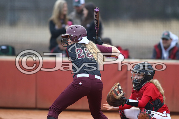 Vilonia @ Benton softball 3-3-2015 (©Justin Manning) JWM_024