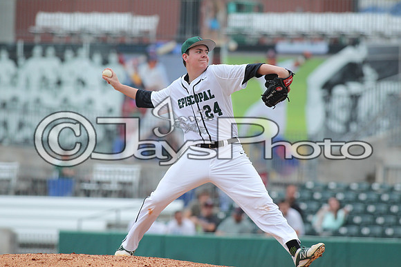 Harmony Grove vs. Episcopal Baseball (Dickey Stephens Park) 4-2-2015 (©Justin Manning) JWM_0140