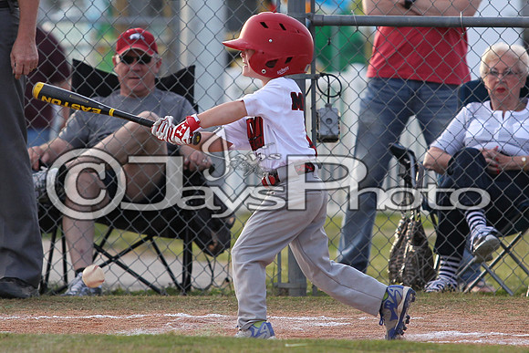 Bomb Squad vs. Cardinals 6-7 year old (Pitching Machine) 5-5-2015 (©Justin Manning) JWM_0155