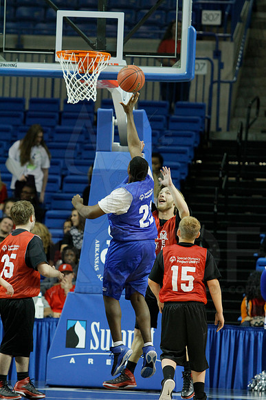 Exhibition Game Project Unify- Special Olympics- Mena vs Forrest City 3-14-2014 (© Justin Manning) JWM_0072