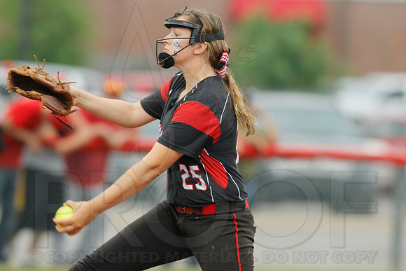 Rose Bud vs. Harmony Grove Regional Softball 5-9-2014 (© Justin Manning) JWM_0232