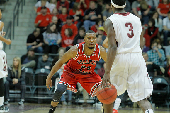 Arkansas State @ UALR Men's Basketball 3-1-2014 (© Justin Manning) JWM_0349