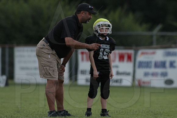 Bauxite Black-Gray games 4th, 5th, 6th, Junior high, Senior high scrimmage 8-22-13 (© Justin Manning) JWM0200