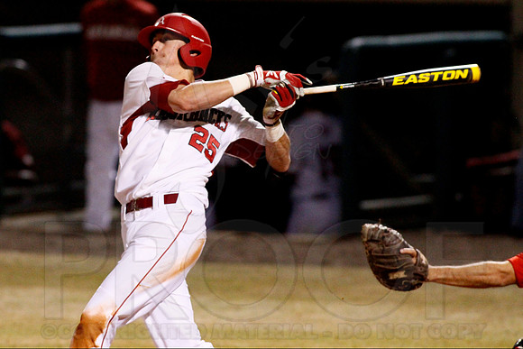 Miss Valley State @ Arkansas Baseball 3-27-13 (© Justin Manning) JWM0228