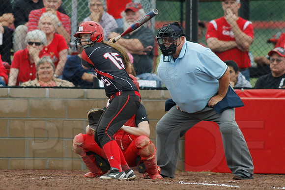 Rose Bud vs. Harmony Grove Regional Softball 5-9-2014 (© Justin Manning) JWM_0078