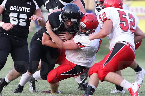 Harmony Grove @ Bauxite (Scrimmage) 8-26-2014 (©Justin Manning) JWM_75