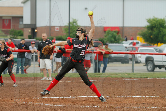 Rose Bud vs. Harmony Grove Regional Softball 5-9-2014 (© Justin Manning) JWM_0218