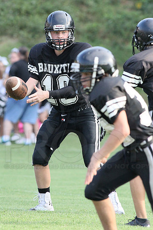 Bauxite Black-Gray games 4th, 5th, 6th, Junior high, Senior high scrimmage 8-22-13 (© Justin Manning) JWM0068