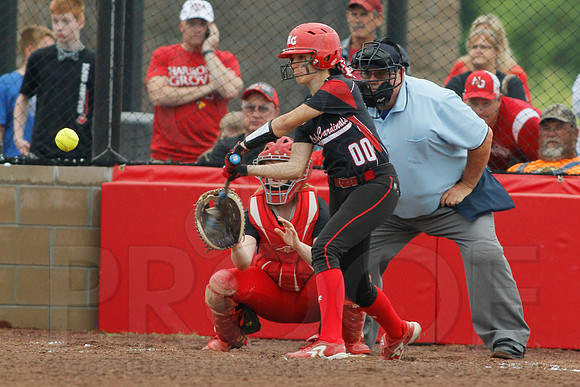 Rose Bud vs. Harmony Grove Regional Softball 5-9-2014 (© Justin Manning) JWM_0085